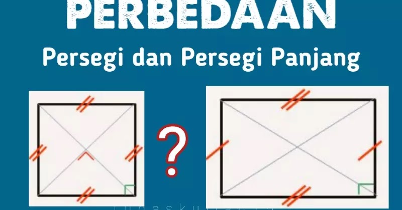 Perbedaan Persegi Dan Persegi Panjang Tugas Dan Materi Kuliah