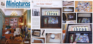 Revista Miniaturas 227 - Miniature library by Atalanta