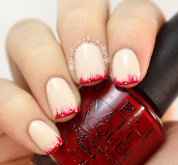 manicure french nails unhas nail decoradas latest supernatural vampire polish francesa challenge unha inspired zszywka