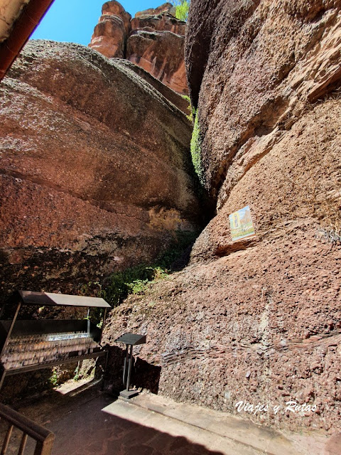 Gruta de la aparición, santuario de la Hoz