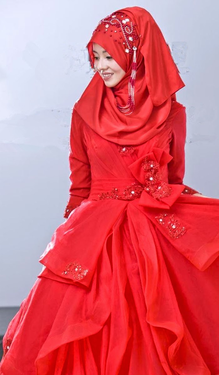 Model Desain Gaun Pengantin Islami  Butik Busana Sederhana