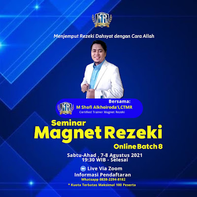 seminar magnet rezeki online