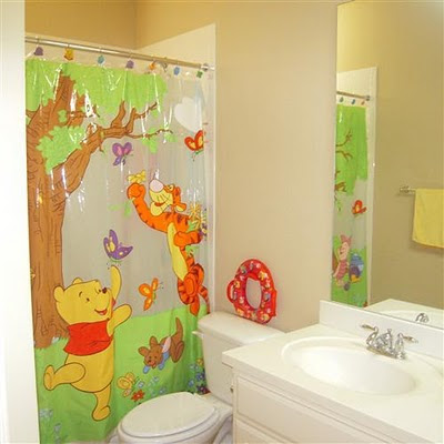 Ideas de diseño para el cuarto de baño de los niños. Little boys