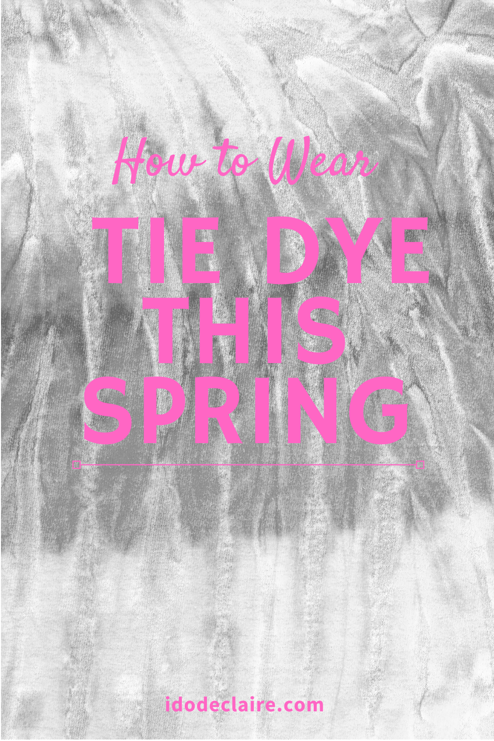 How to Wear Tie Dye This Spring & Confident Twosday Linkup