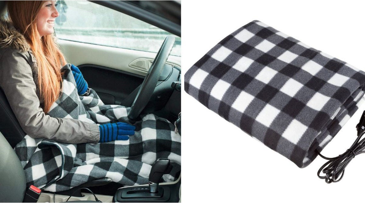 You Can Now Buy A Heating Blanket That Plugs Into Your Car