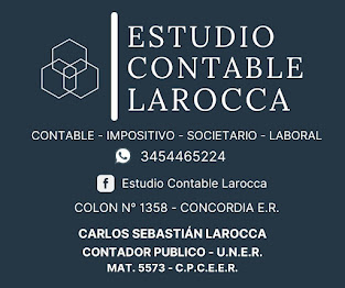 "ESTUDIO CONTABLE LAROCCA" // Anímate a emprender, acompañamos tu crecimiento!!!