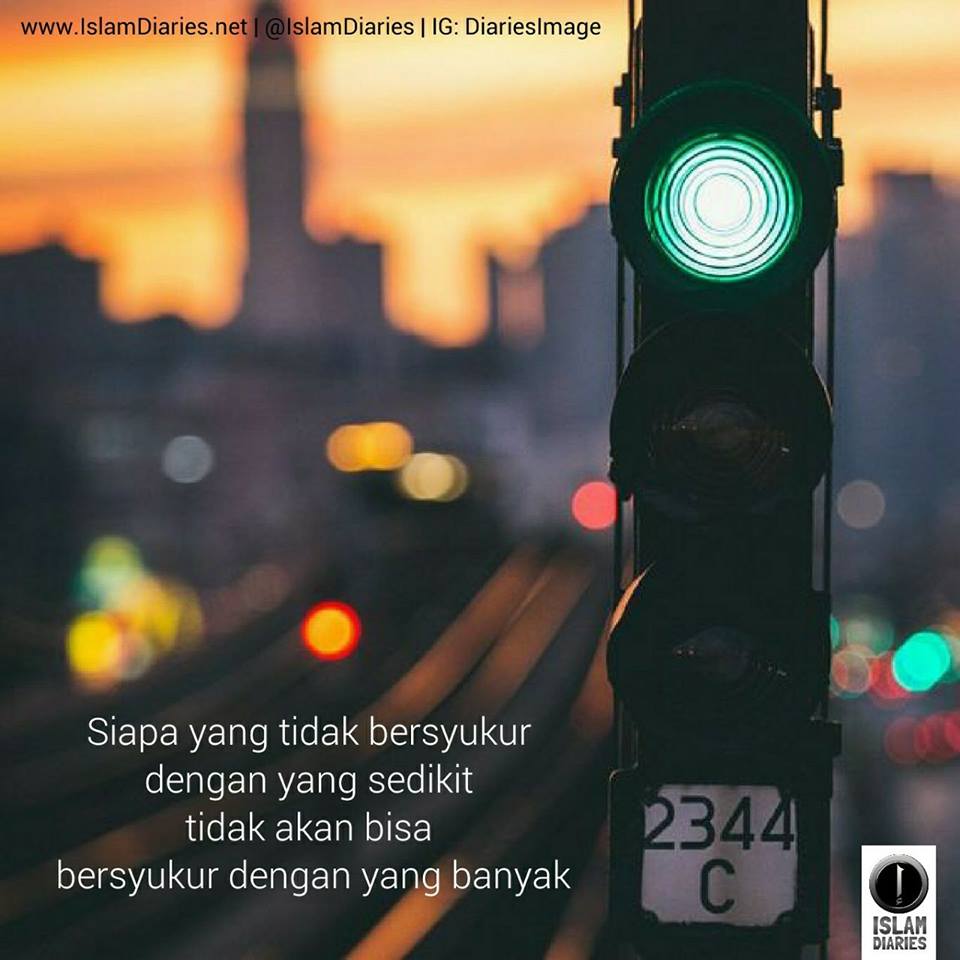 Bersyukur dengan yang sedikit Foto Dakwah