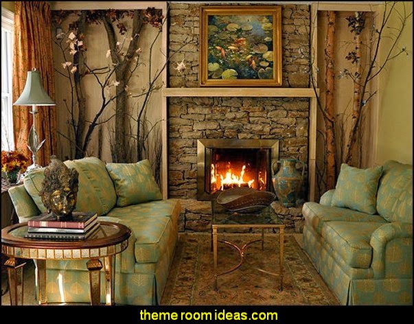 Log Cabin Decor, Hunting Living Room Decor