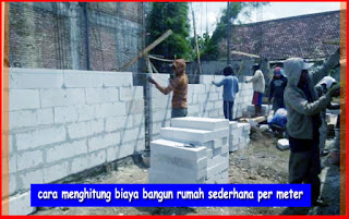 Cara Menghitung Biaya Bangun Rumah Sederhana Per Meter Metro Properti