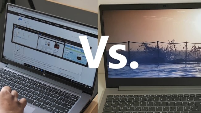 Mi Notebook 14 Horizon vs Lenovo IdeaPad S145 Face-off.