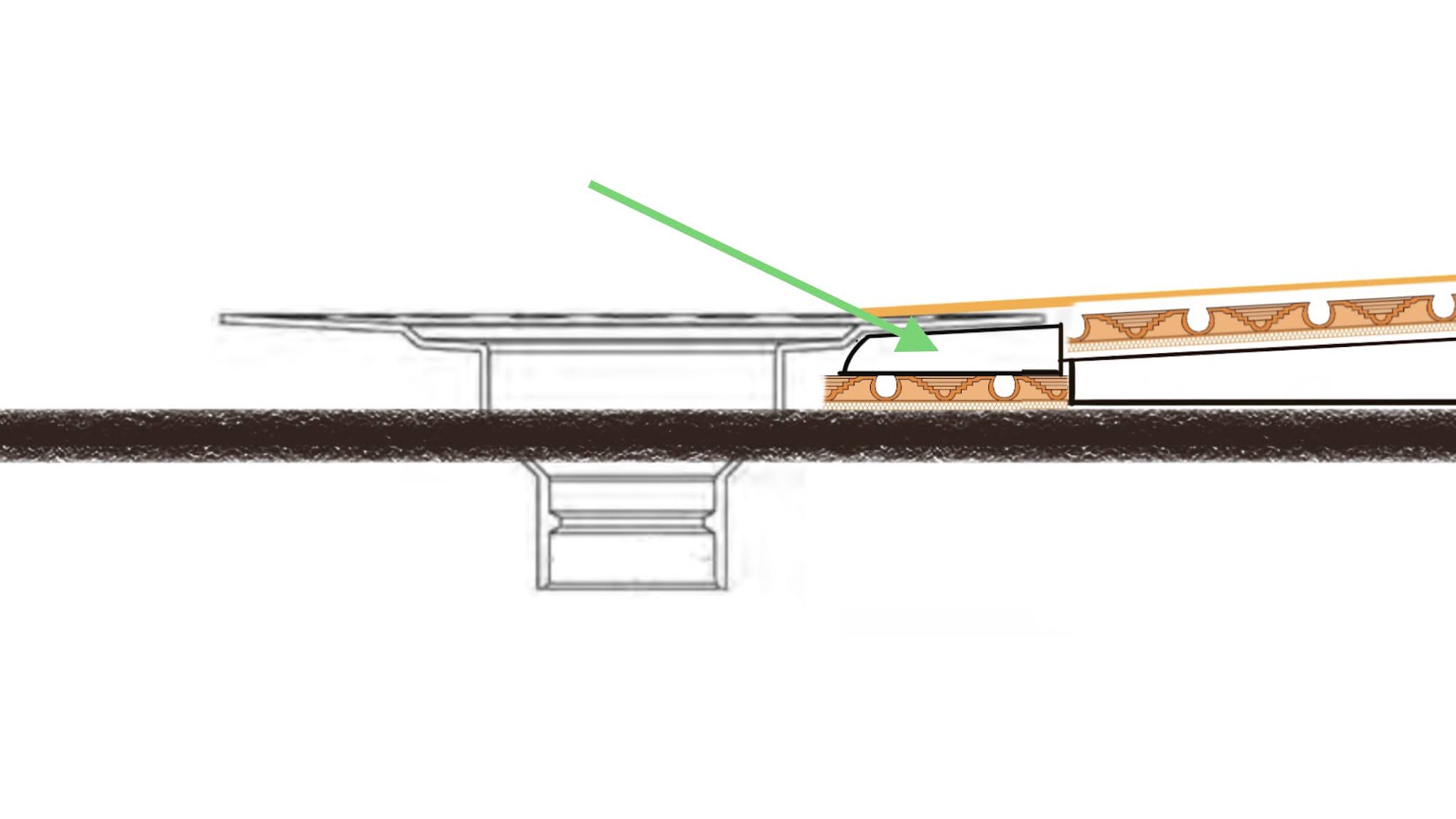 DITRAHeat in Shower Detail & Tray Adjustments