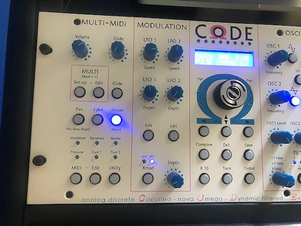 MATRIXSYNTH: White Studio Electronics Code 8 SN 1318