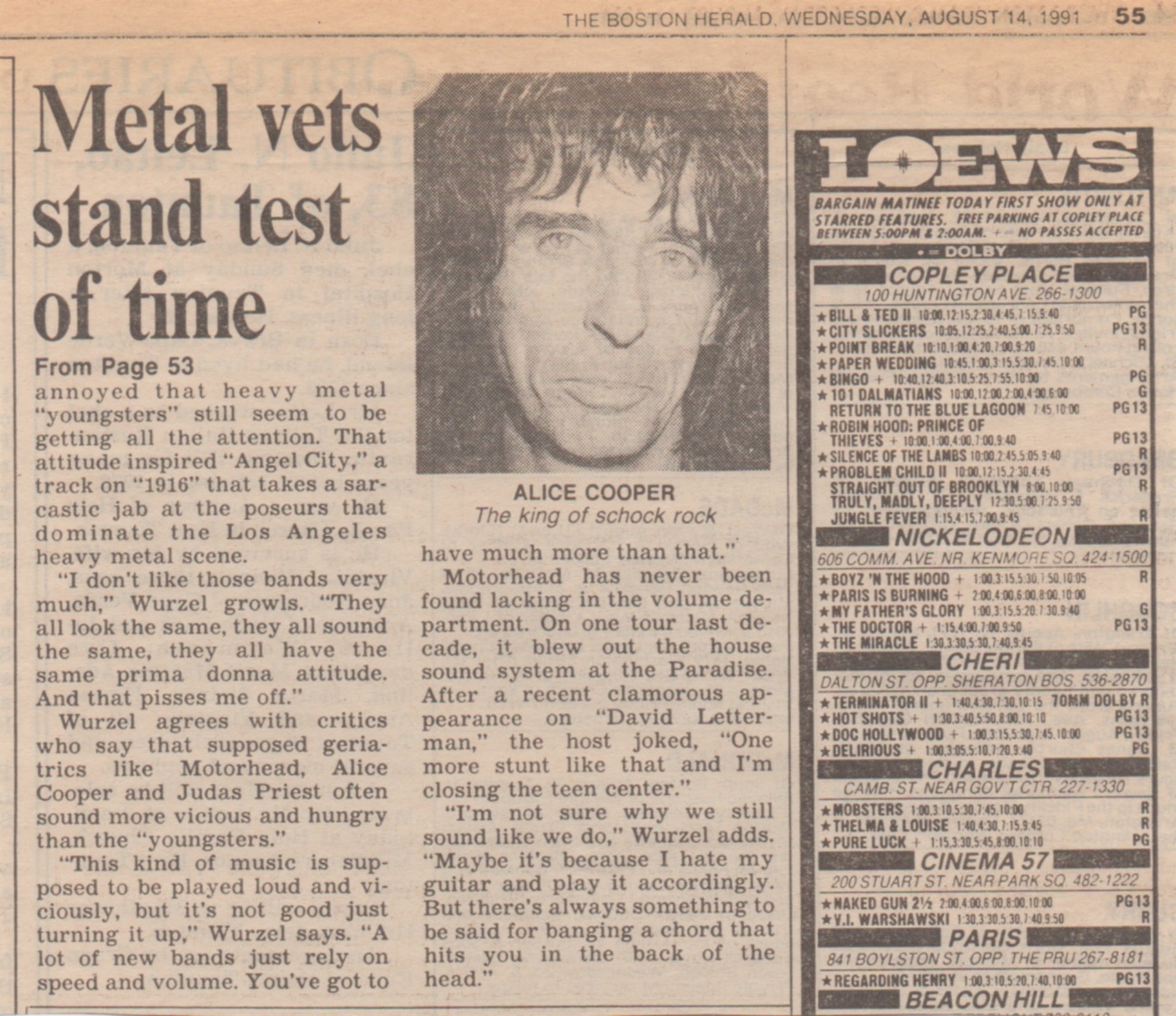 EvenSpot Speaks 1991 August 14th The Boston Herald Operation Rock evenspot-speaks-1991-august-14th-the-boston-herald-operation-rock