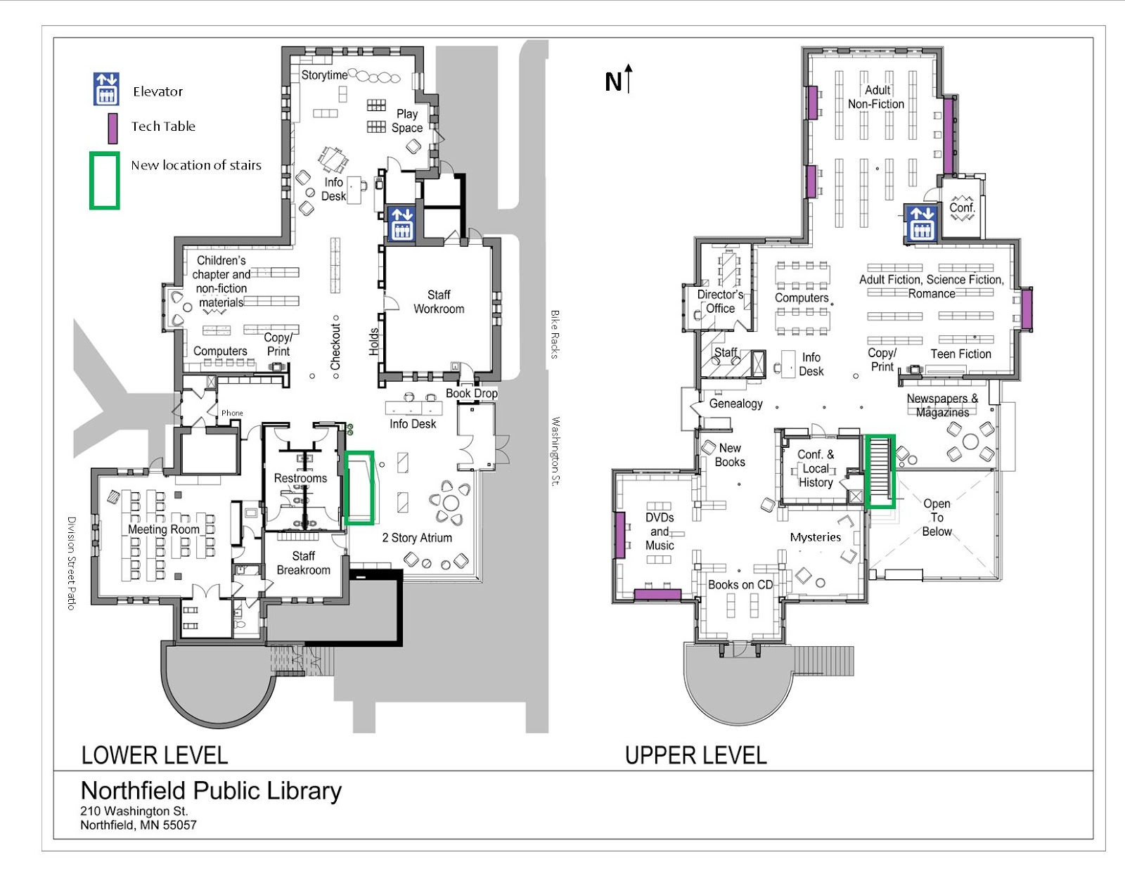 Northfield Public Library New library new hours!