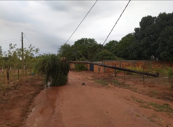 Temporal e chuva de granizo causam estragos em municípios do Pontal do Paranapanema Temporal e chuva de granizo causam estragos em municípios do Pontal do Paranapanema