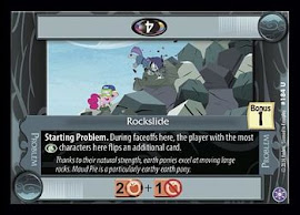 My Little Pony Rockslide The Crystal Games CCG Card