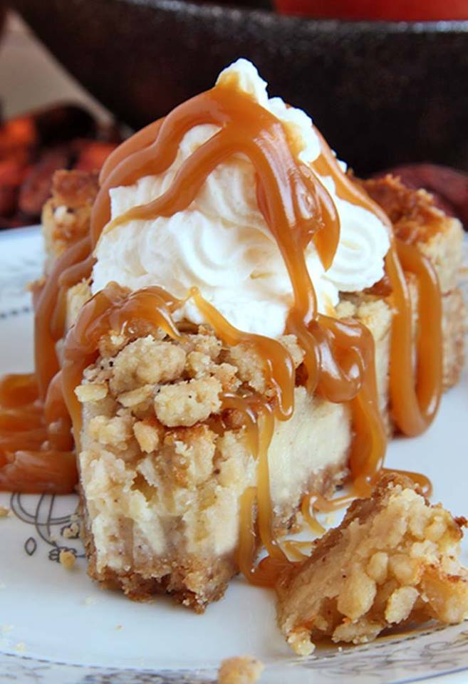 enjoy & have a nice meal !!! Caramel Apple Crisp Cheesecake