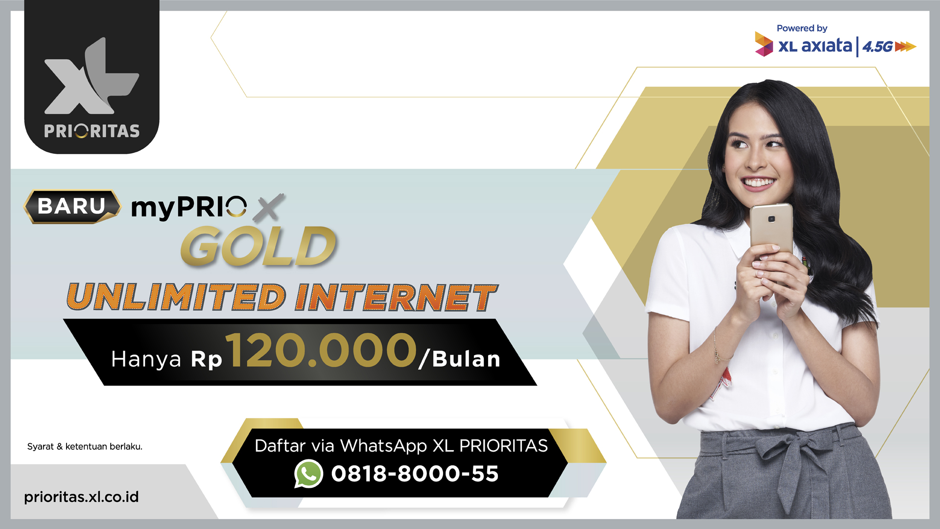 Paket myPRIO X Unlimited, Solusi Pelanggan Pascabayar Masa Pandemi