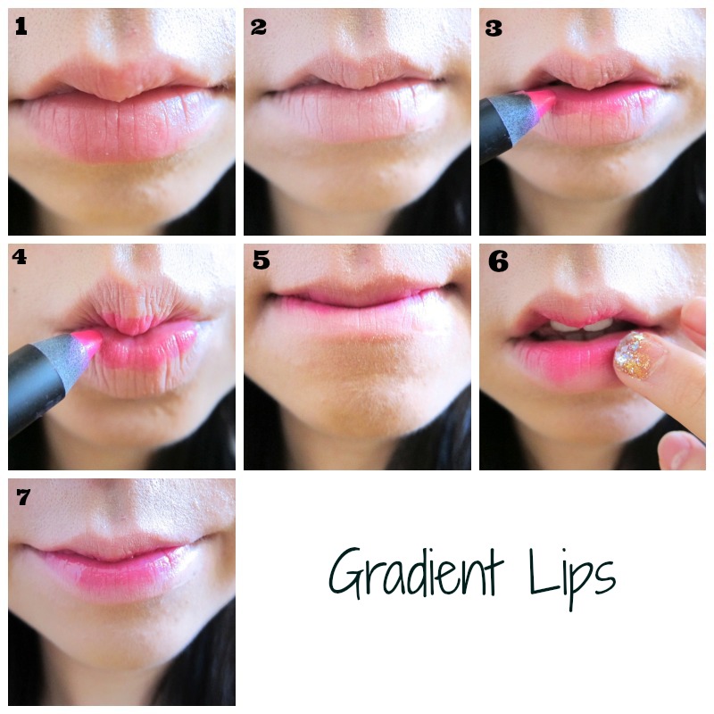 coveting now How to Simple Gradient Lips Look