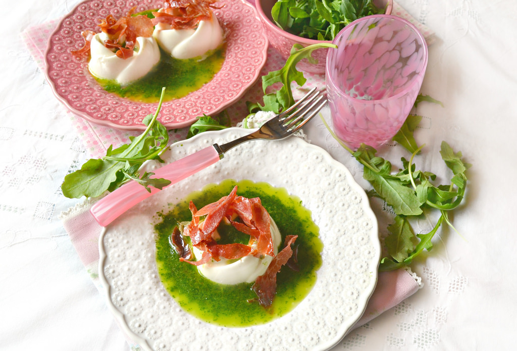 Dolci a go go Budini di robiola con prosciutto crudo San Pietro e
