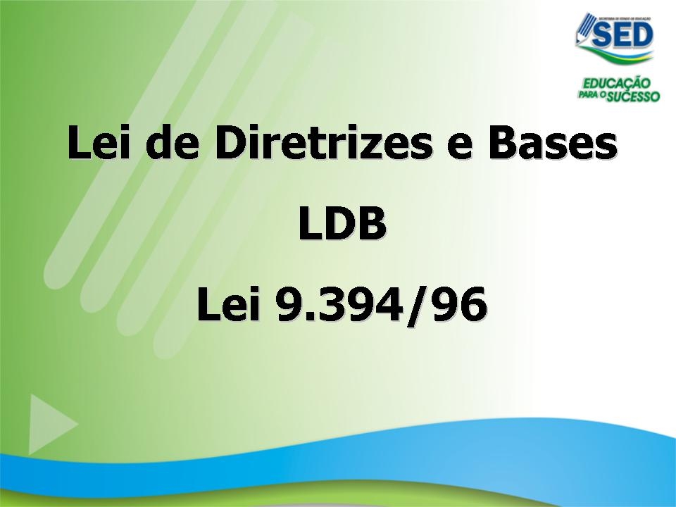 ESTAÇÃO DO APRENDER Lei de Diretrizes