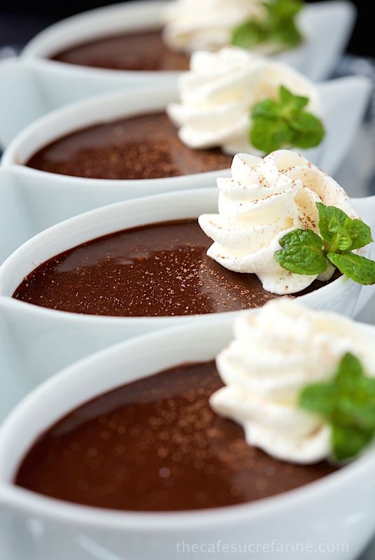 Blender Chocolate Pots de Crème Easy Food Delicious
