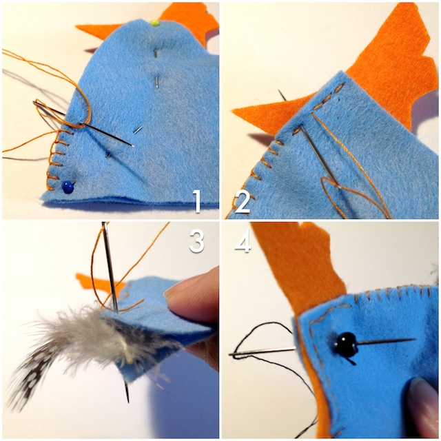schaeresteipapier: Ostern - 4. Idee: Nähen mit Filz, Eierwärmer