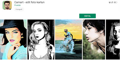 aplikasi edit gambar kartun android