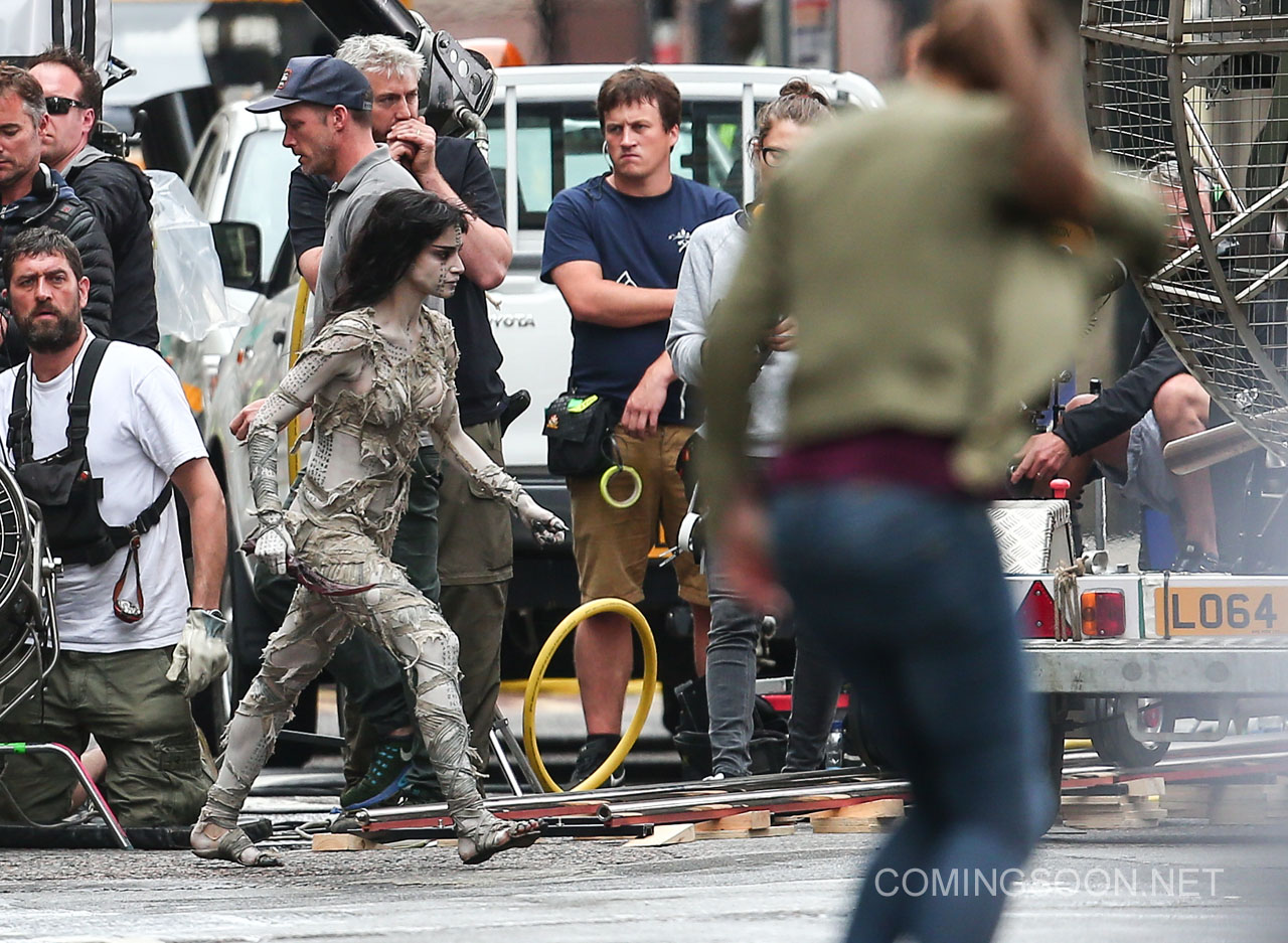 Primeras Im Genes De Sofia Boutella En El Rodaje De The Mummy La