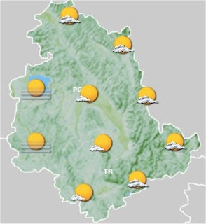 previsioni meteo Umbria 17-18 novembre