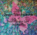 Rhedd's Creative Spirit May 2018 DT Fave