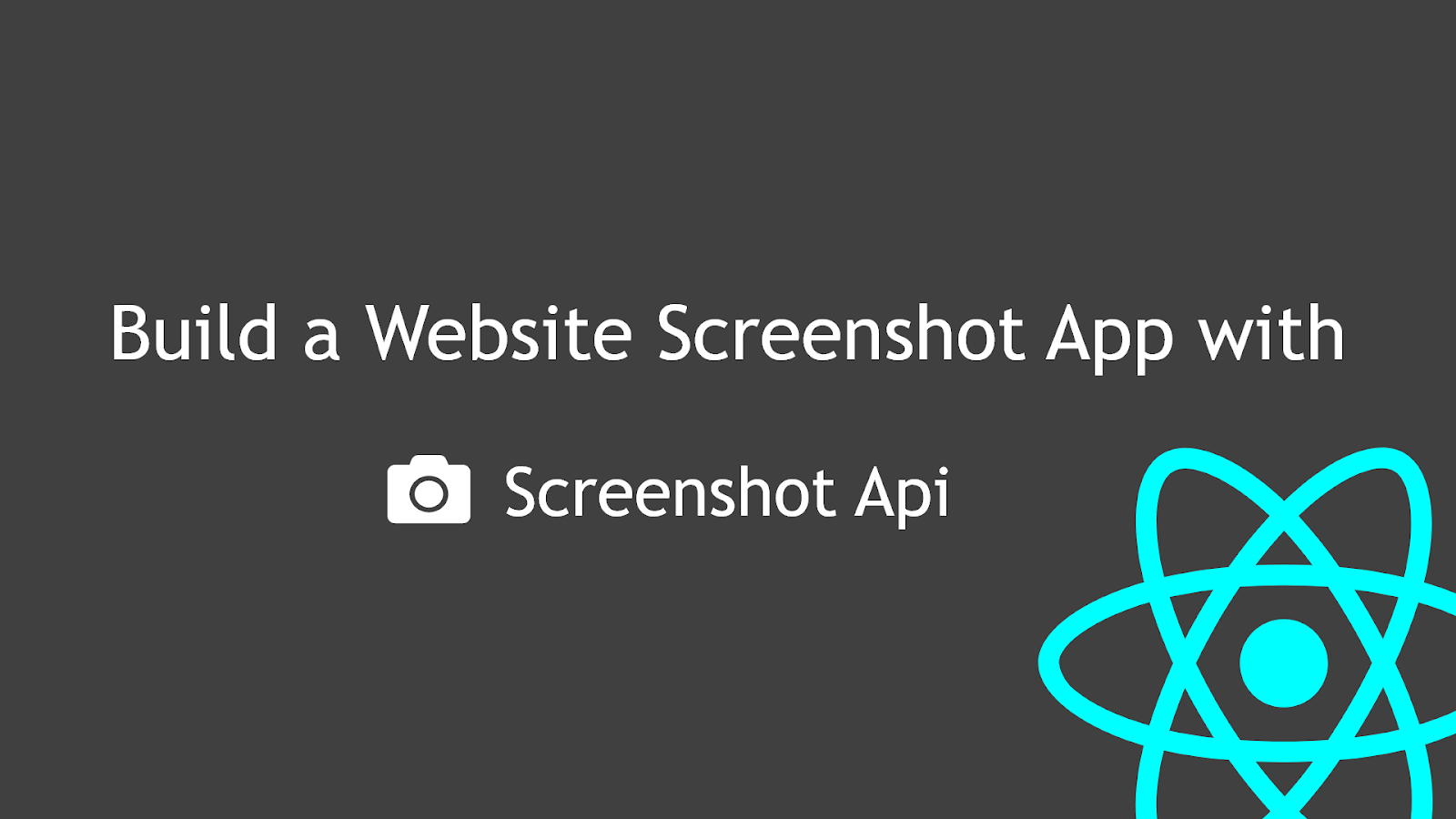 Create a Screenshot app with Screenshot API and React js