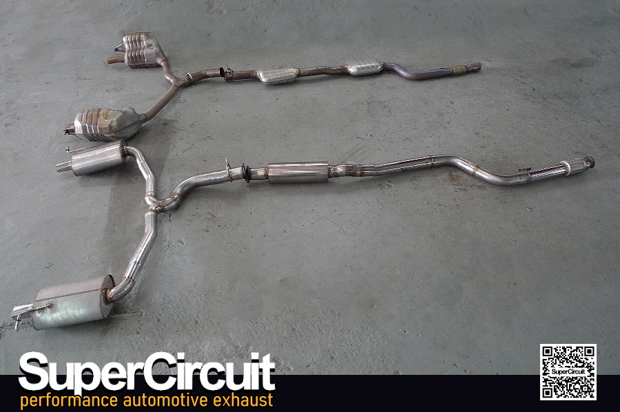 SUPERCIRCUIT Exhaust Pro Shop Mercedes Benz C300 (W205) Catback Exhaust Custom