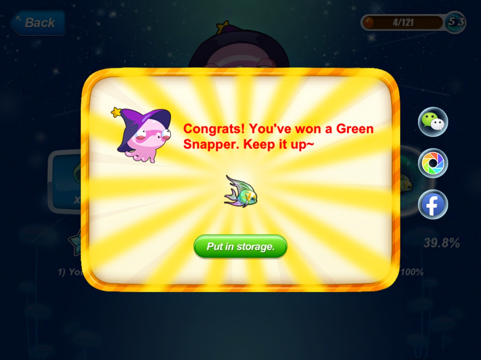 Happy Fish Tips (iOS Devices): Synth Game: Green Snapper