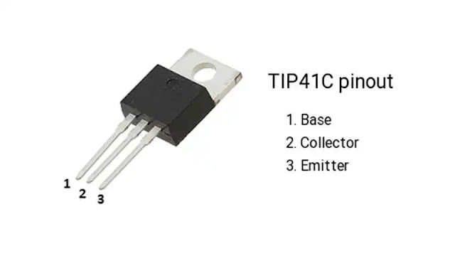 C yakni salah satu tipe Transistor yang kadang-kadang didapatkan pada rangkaian elektro Datasheet Transistor TIP41C dan Persamaannya