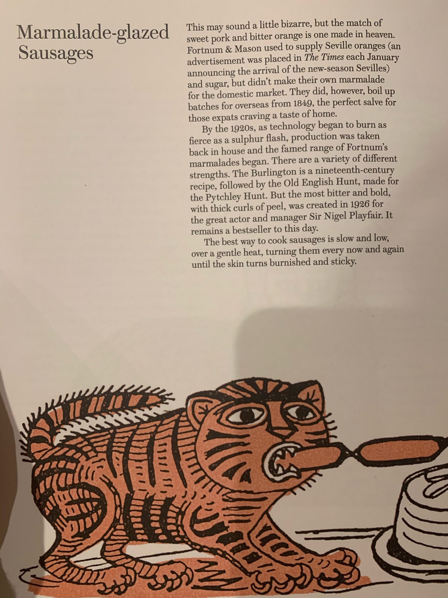 Fortnum & Mason Marmalade Glazed Sausages