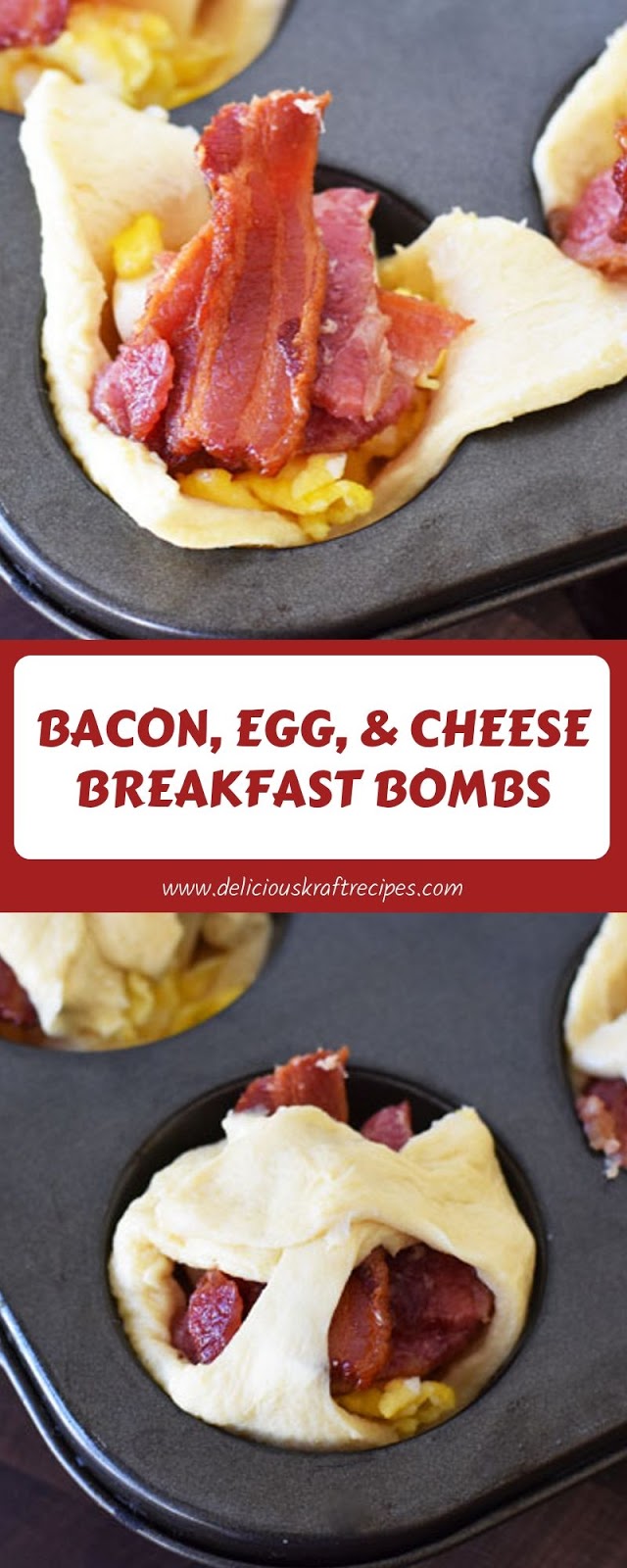 BACON, EGG, & CHEESE BREAKFAST BOMBS BACON, EGG, & CHEESE BREAKFAST BOMBS