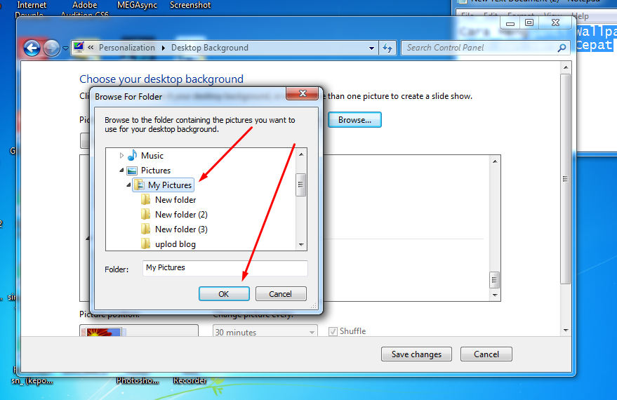 Cara Mengganti Wallpaper Laptop di Windows 7,10, dan Versi Cepat