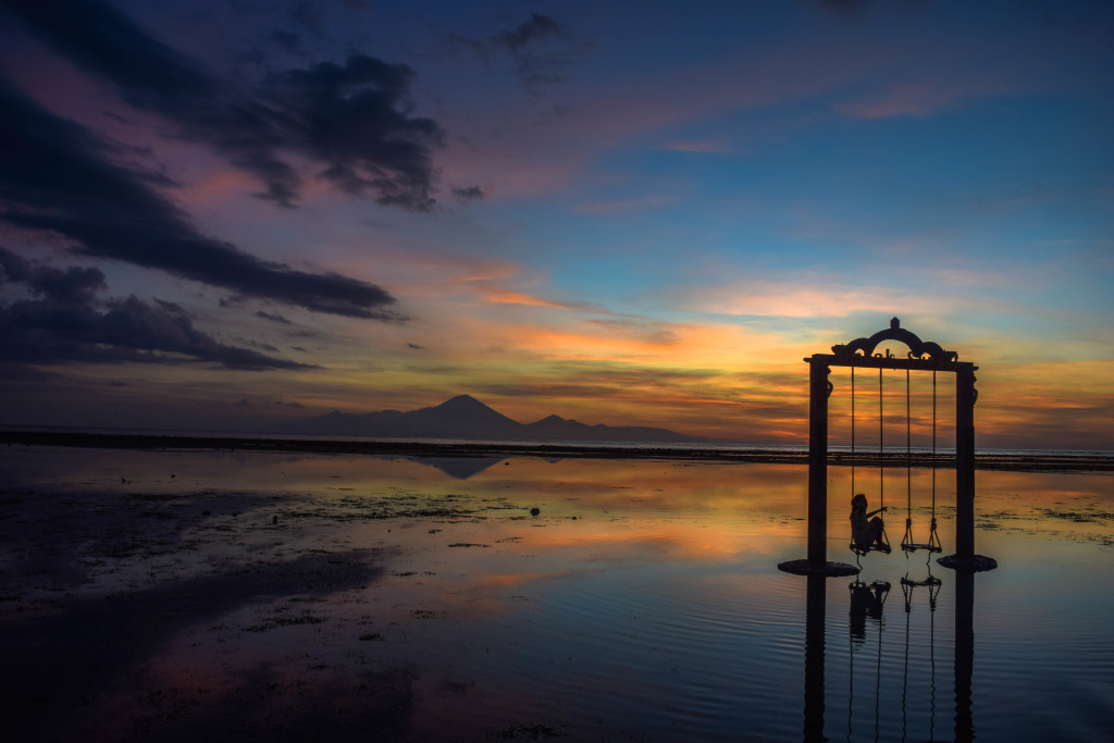 Sunset di Gili Trawangan, Nusa Tenggara Timur