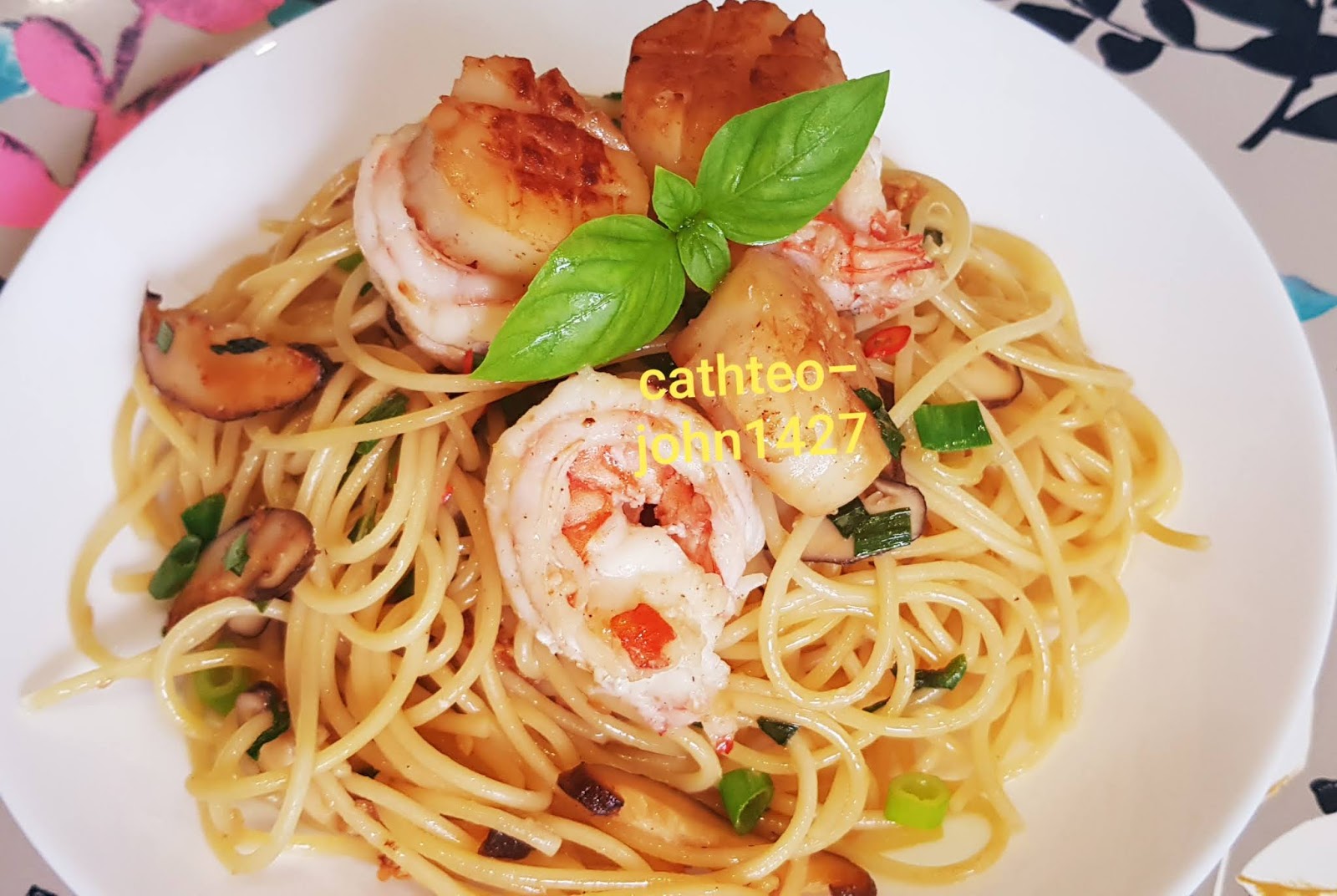 Recipe olio seafood aglio Shrimp and