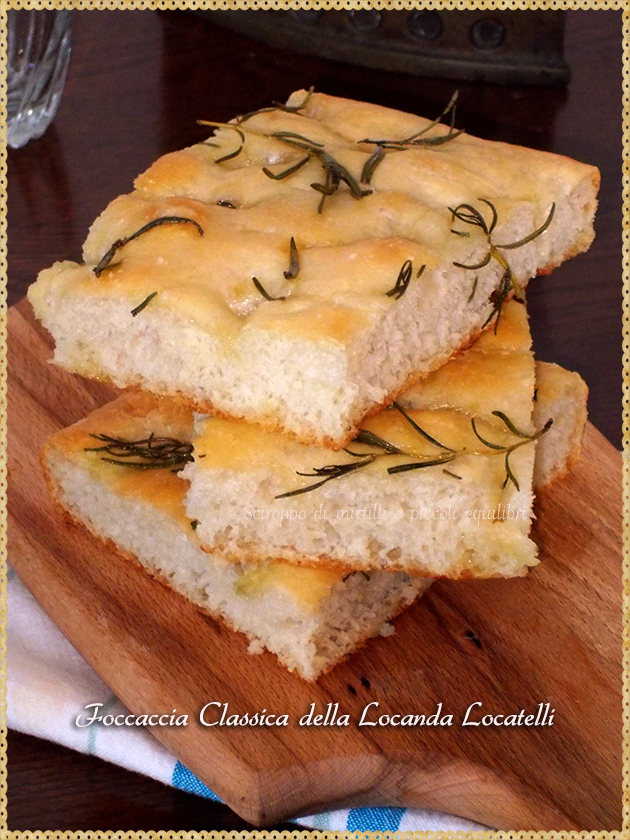 Foccaccia Classica della Locanda Locatelli