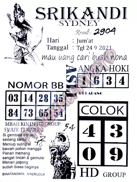 Prediksi Syair Sdy 24 September 2021 - Pangkalantoto