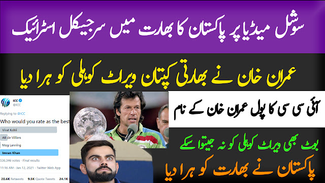Imran Khan beats Virat Kohli in ICC poll for captains whose game rose with leadership