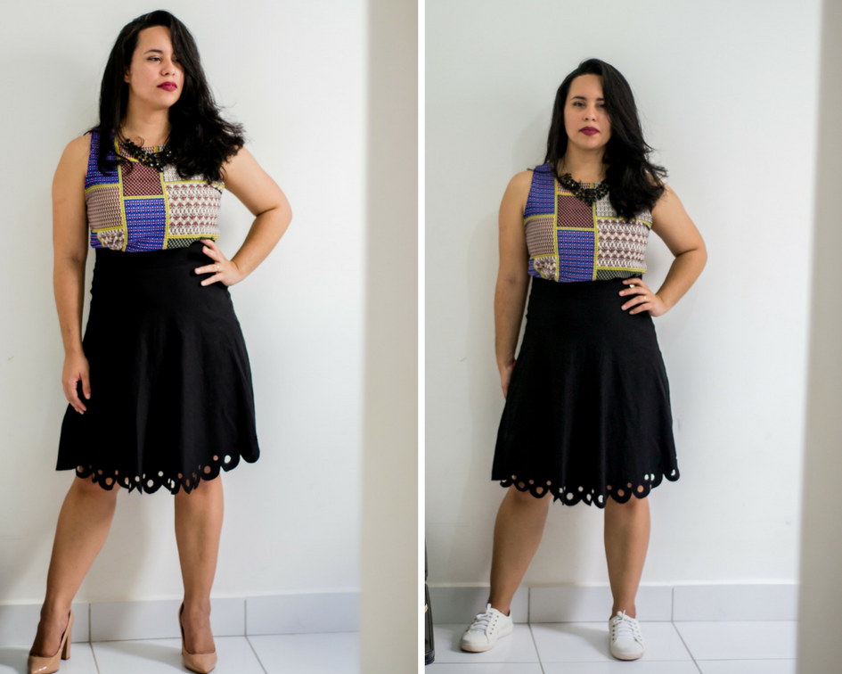 Desafio 1 look por uma semana com vestido estampado