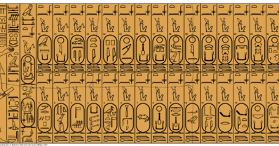 Arte_Historia_Egipto Capítulo 45 Lista Real de Saqqara