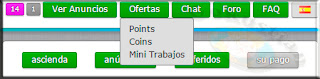 Menú principal de Neobux