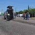 Se repara lacarretera federal en La Cruz