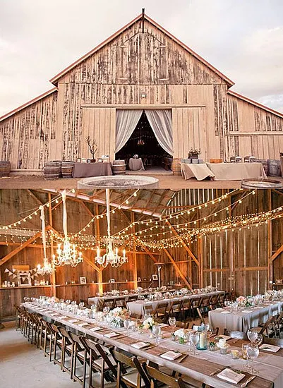 Gorgeous Wedding Barn Rental Background Photography