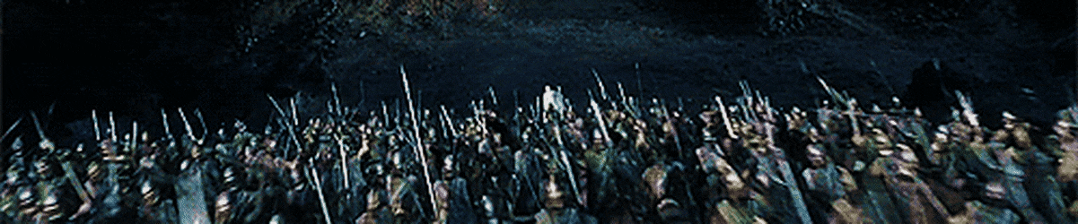 [반지의제왕] 명장면으로 꼽히는 로한 기마병의 돌격 장면들.gif | 인스티즈