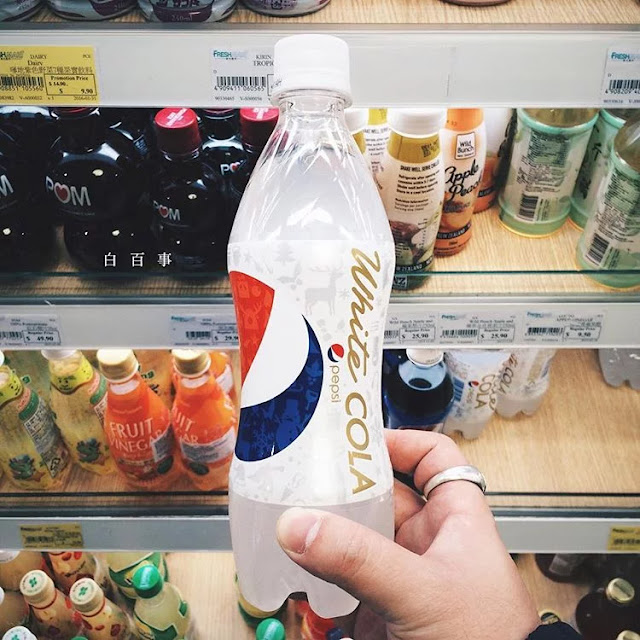 Pepsi white cola